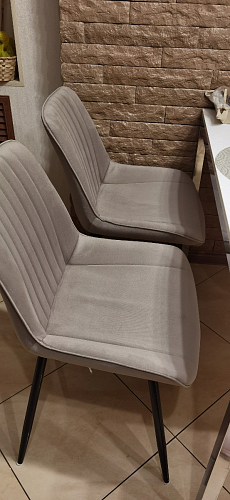 Стул на металлокаркасе Седа К кирпичный / черный фото покупателя 104