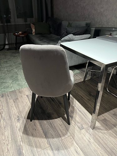 Стул на металлокаркасе Kora black / gray фото покупателя 129