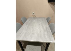 Стол Лота Лофт 120 25 мм сабия / черный матовый фото покупателя 512