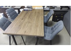 Стул на металлокаркасе Челси светло-серый / черный каркас фото покупателя 170