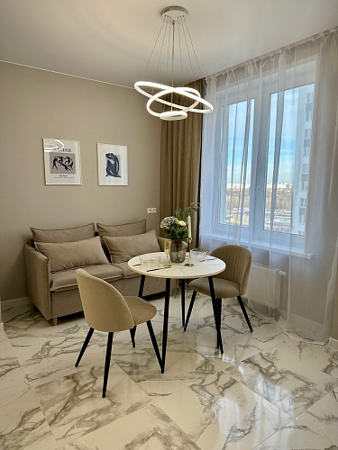 Стул на металлокаркасе Gabi 1 light purple / black фото покупателя 652