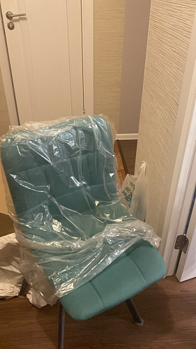 Стул на металлокаркасе Чилли К кирпичный / черный фото покупателя 237