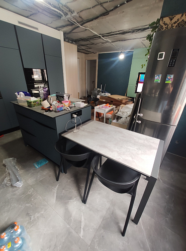 Стол Центавр дуб галифакс / черный матовый фото покупателя 24