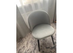 Стул на металлокаркасе Gabi 1 light purple / black фото покупателя 773