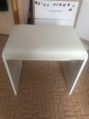 Банкетка Гламур белый фото покупателя 3