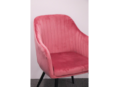 Стул на металлокаркасе Slam dark pink из шоурума 2