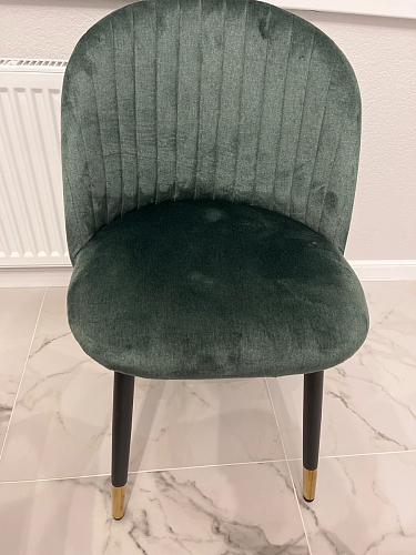 Стул на металлокаркасе Gabi green / black / silver фото покупателя 93
