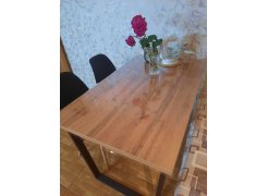 Деревянный стол Лота Лофт 120(160)х75 черный матовый / бетон светлый фото покупателя 99