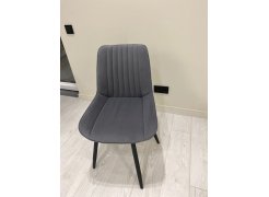 Стул на металлокаркасе Вейв светло-серый (hl 63) / 10К черный каркас фото покупателя 218