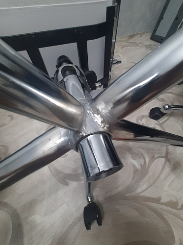 Компьютерное кресло Reus белая сетка / хром фото покупателя 42