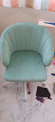 Компьютерное кресло Пард confetti silver серый / черный фото покупателя 124