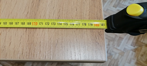 Стол Лота Лофт 140 25 мм черный матовый / дуб вотан фото покупателя 323