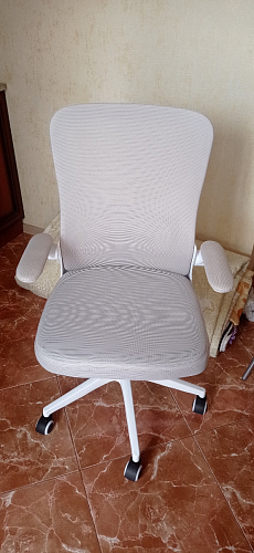 Компьютерное кресло Konfi light gray / blue / white фото покупателя 278