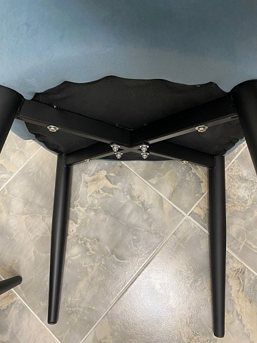 Стул на металлокаркасе Kora wine red / black фото покупателя 167