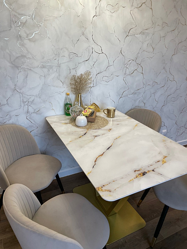 Стол на тумбе Бугун обсидиан / черный фото покупателя 1