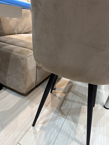 Стул на металлокаркасе Дани бежевый / белый фото покупателя 33