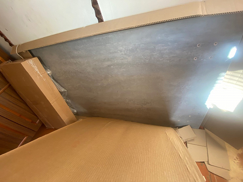 Стол Тринити Лофт 120 32 мм дуб галифакс табако / черный матовый фото покупателя 190