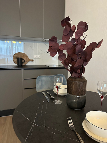 Стол Тулип 90х73 дуб вотан / белый фото покупателя 66