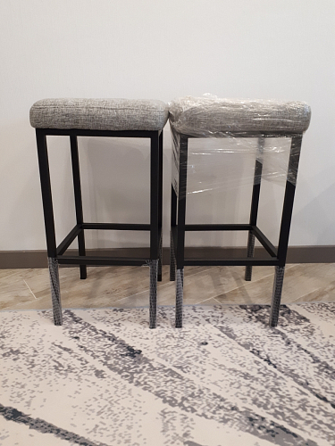 Барный стул Лофт катания минт / белый матовый фото покупателя 322