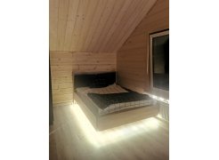 Двуспальная кровать Клауд 160х200 парящая дуб крафт золотой / антрацит фото покупателя 1