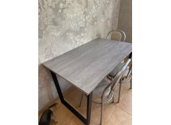 Стол Лота Лофт 140 25 мм юта / белый матовый фото покупателя 641