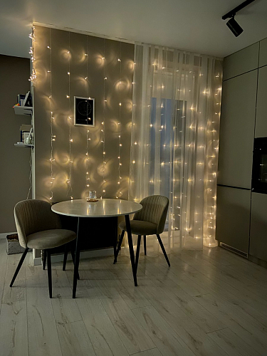 Стул на металлокаркасе Gabi 1 light blue / black / gold фото покупателя 665