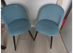 Стул на металлокаркасе Gabi 1 gray / black фото покупателя 400