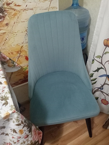 Стул на металлокаркасе Kora light purple / black фото покупателя 442