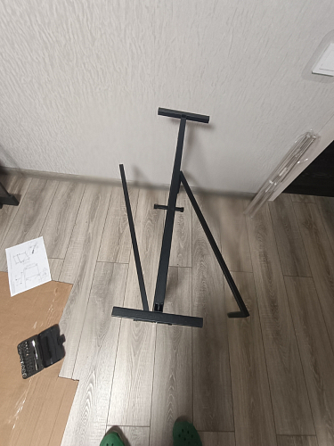 Стол-книжка Стим белый / дуб сонома фото покупателя 4