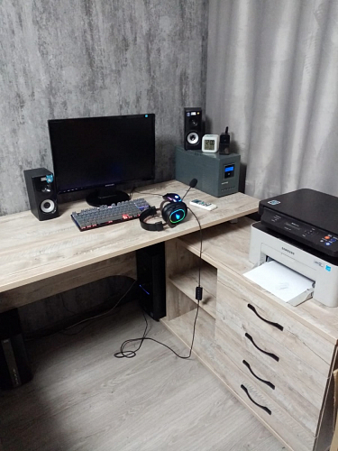 Компьютерный стол КСТ-109П правый венге фото покупателя 15