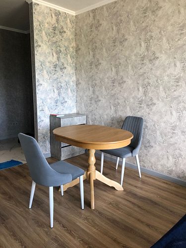 Стул на металлокаркасе Kora light blue / white фото покупателя 8