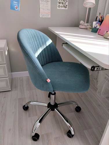 Компьютерное кресло Melody молочное фото покупателя 147