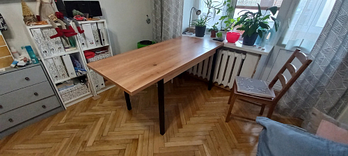 Стол Оригон делано / черный матовый фото покупателя 7