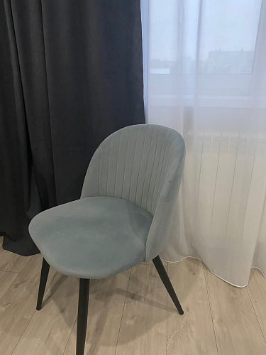 Стул на металлокаркасе Gabi 1 light purple / black фото покупателя 391