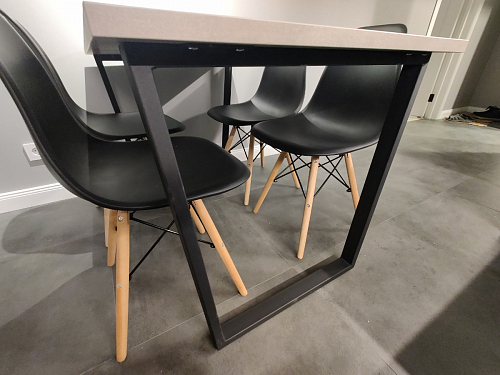 Деревянный стол Лота Лофт 120x75 дуб крафт табачный / черный матовый фото покупателя 367