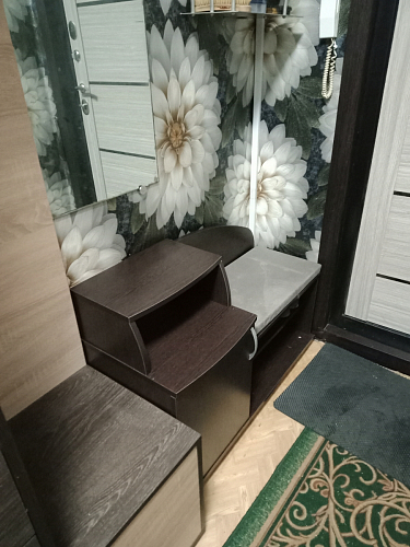 Обувница Аврора дуб млечный / венге фото покупателя 39