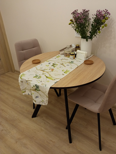 Стул на металлокаркасе Чилли зеленый / белый каркас фото покупателя 668