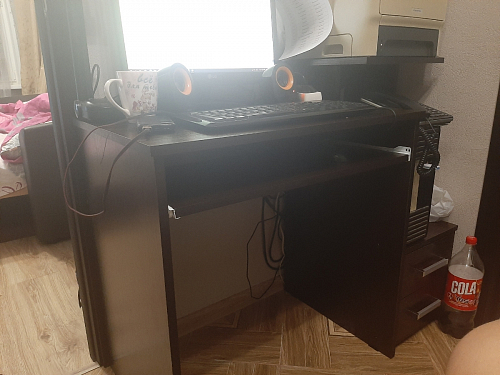 Стол компьютерный Джаз-24 правый венге фото покупателя 72