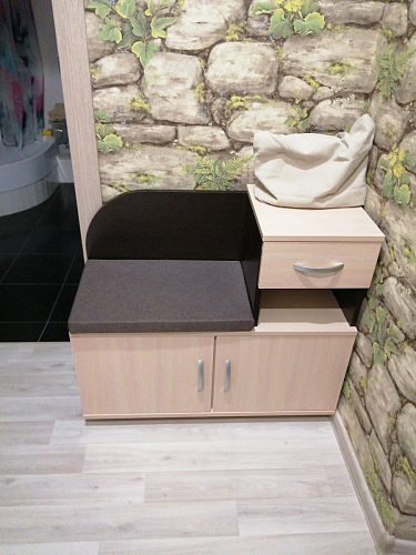 Обувница Аврора дуб млечный / венге фото покупателя 3