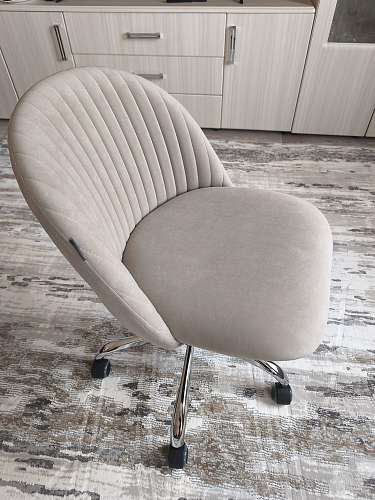 Компьютерное кресло Melody молочное фото покупателя 57