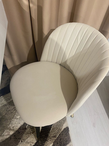 Стул на металлокаркасе Gabi latte / gold / black фото покупателя 326