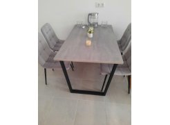 Стол Лота Лофт 140 25 мм юта / белый матовый фото покупателя 812