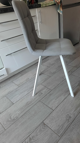 Стул на металлокаркасе Чилли синий / белый фото покупателя 814