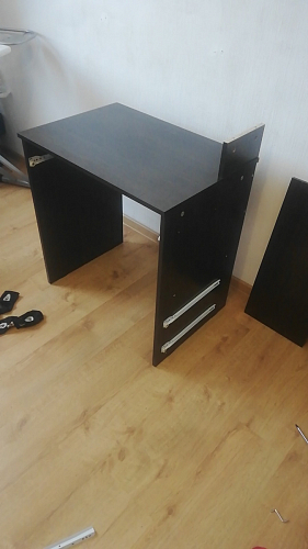 Компьютерный стол Джаз-24 левый дуб сонома фото покупателя 140