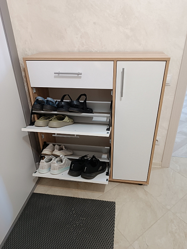 Обувница ТП-4 дуб сонома / белый  - Уцененный экземпляр фото покупателя 26