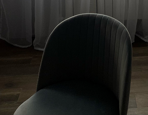 Стул на металлокаркасе Gabi dark beige / black / silver фото покупателя 86