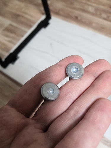 Стол Лота Лофт 120 32 мм бетон / черный матовый фото покупателя 263