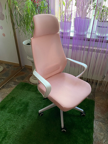 Компьютерное кресло Golem dark gray / white фото покупателя 1