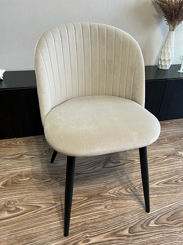 Стул на металлокаркасе Gabi latte / gold / black фото покупателя 821