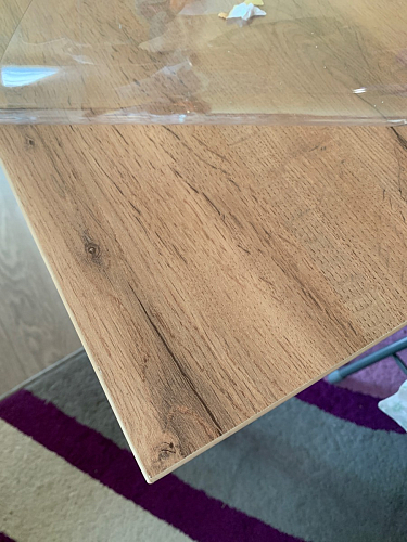 Стол Тринити Лофт 120 32 мм дуб галифакс табако / черный матовый фото покупателя 505